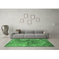 thumbnail image 3 of Ahgly Company Indoor Rectangle Oriental Emerald Green Industrial Area Rugs, 7' x 9', 3 of 4