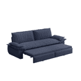 thumbnail image 6 of Homy Casa 3-in-1 Corduroy Convertible Sofa Bed, Queen Size Sleeper for Living Room, 6 of 10
