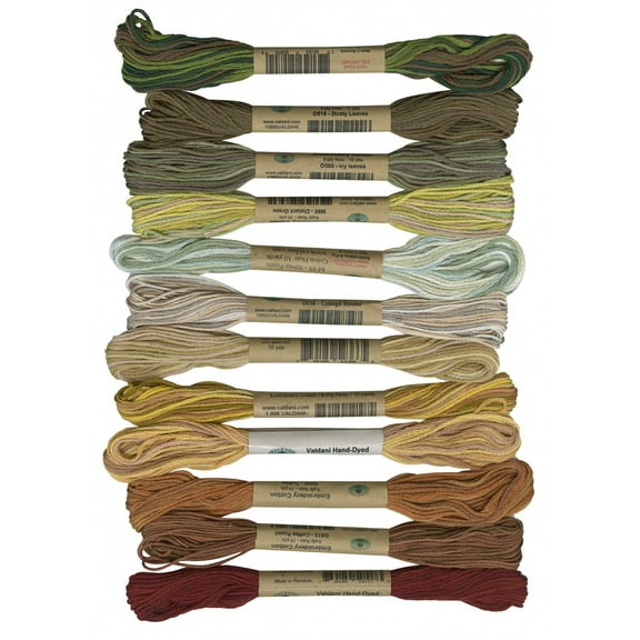 Valdani Floss 6 Strand Skein 10yd Country Lights 2 Collection 12 Colors