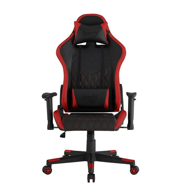 Posh Living Kimberlyn Faux Leather Game Chair Red