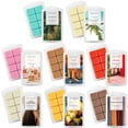 thumbnail image 1 of SCENTORINI Fondants de Cire Parfumés, Cubes de Cire de Soya pour Chauffe-Cire, Pluie Propre, Noix de Coco, Cuisine de Grand-Maman, Vin Rouge, Caramel, Petite Robe Noire, Ananas, Cuir Toscane, 2,5 oz (Lot de 8), 1 of 5