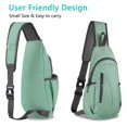 thumbnail image 3 of Bolso bandolera TITECOUGO ligero para mujer y hombre Aqua, 3 of 6