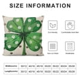 thumbnail image 5 of PHYHOO St. Patrick's Day Pillow Covers, Green Polka Dots Striped Lucky Farmhouse Throw Pillowcases for Home Sofa Couch Cushion Decoration, 5 of 5