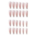 thumbnail image 3 of 24 piezas de uñas ataúd para mujeres, uñas postizas extra largas, pegamento en las uñas, uñas postizas con pegamento, 3 of 4