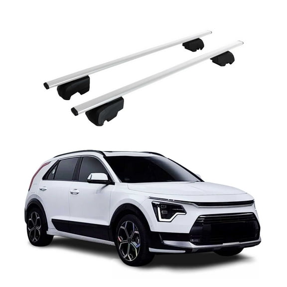 2023-2026 Kia Niro Roof Rack Cross Bars Silver