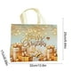 thumbnail image 3 of Bolsas de regalo navideñas no tejidas | Bolsas reutilizables para regalos navideños | 32 x 25 x 17 cm en dorado, rojo, morado, verde y verde militar | Embalaje de tela resistente para regalos, 3 of 5
