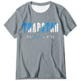 thumbnail image 1 of T-shirts pour Femmes Trapstar T-Shirt Imprimé pour Femmes Décontracté Graphique Filles Juniors Manches Courtes T-Shirt Fantaisie Hauts avec Col Rond (Gris, 2TG), 1 of 3