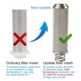 thumbnail image 2 of Hot Water Siphon Backwash Prefilter Purifier System, 40micron Stainless Steel Mesh Copper Cover Whole House Pre-filter, 2 of 6