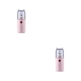 thumbnail image 1 of Inteprter Pulverizador de niebla facial 30ml Cuidado de la piel Hidratante Nebulizador facial personal de mano Vaporizador portátil Auto-off Rosado 2Conjunto, 1 of 6