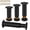 Black, variant on 4 Pcs Adjustable Furniture Legs 7-12.2 Inch, Metal Cabinet Support Legs, Heavy Duty Replacement Bookshelf Legs for Table, Sofa, Couch, Desk, Dresser (White)