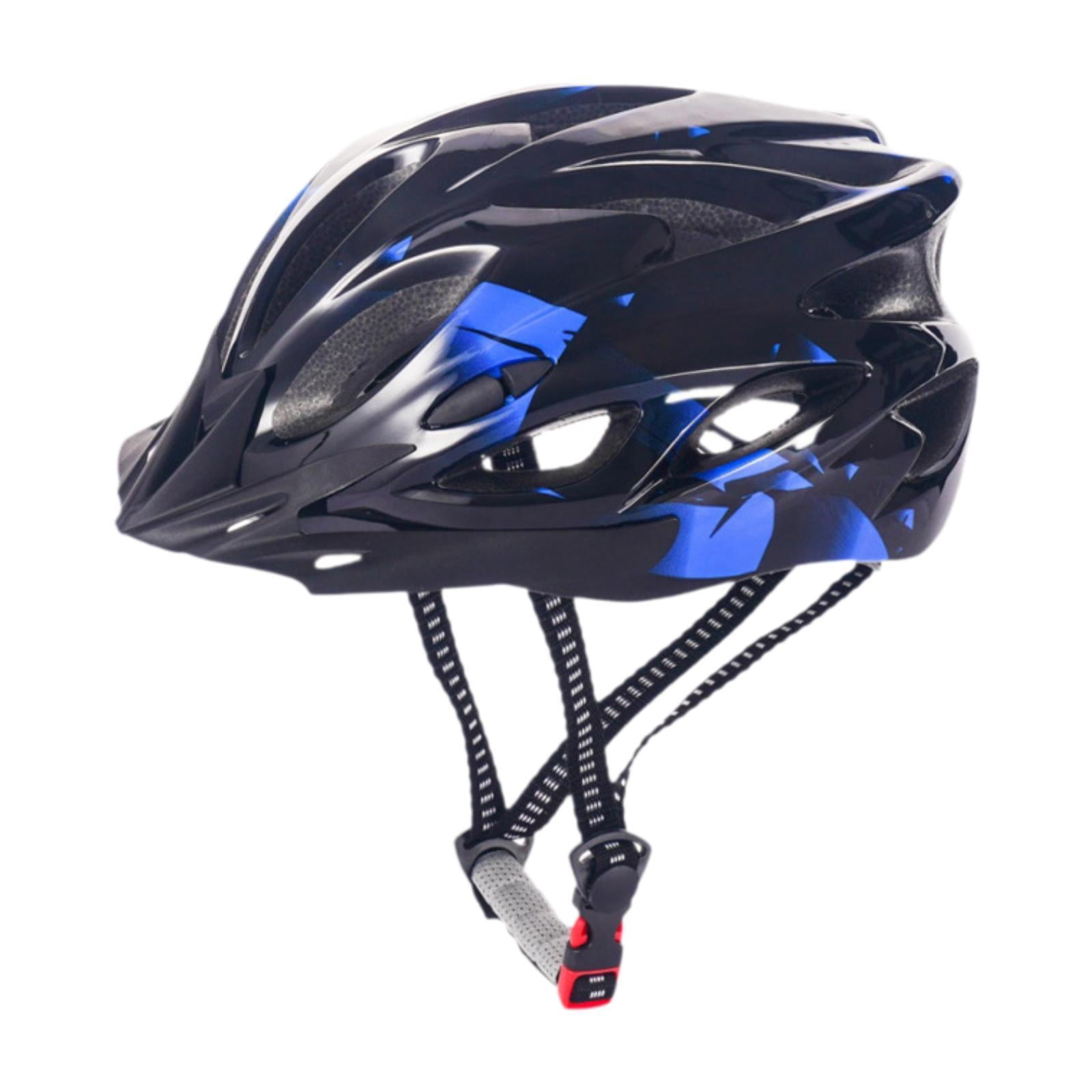 harayaa Adult Bike Helmet Road Bicycle Helmet Adjustable Straps Detachable Inner Bicycle Blue