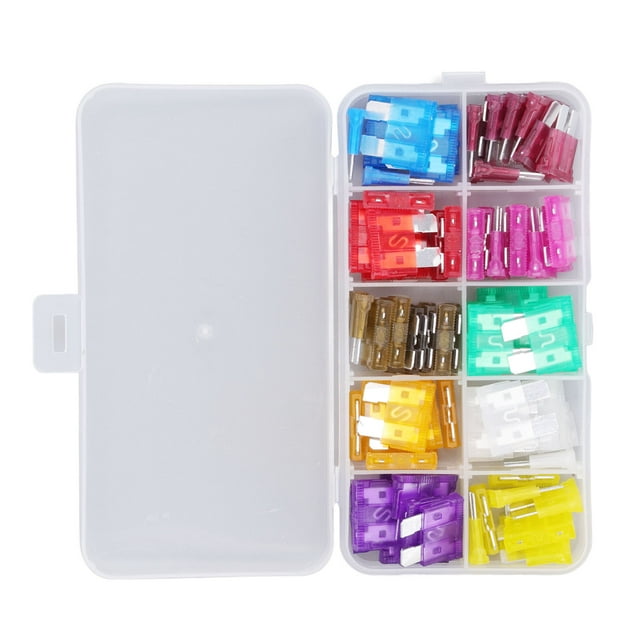 Fuse Assortment Kit, Automotive Fuses Multifunctional Medium Size 80PCS For Truck Motorcycle Ship SUV
