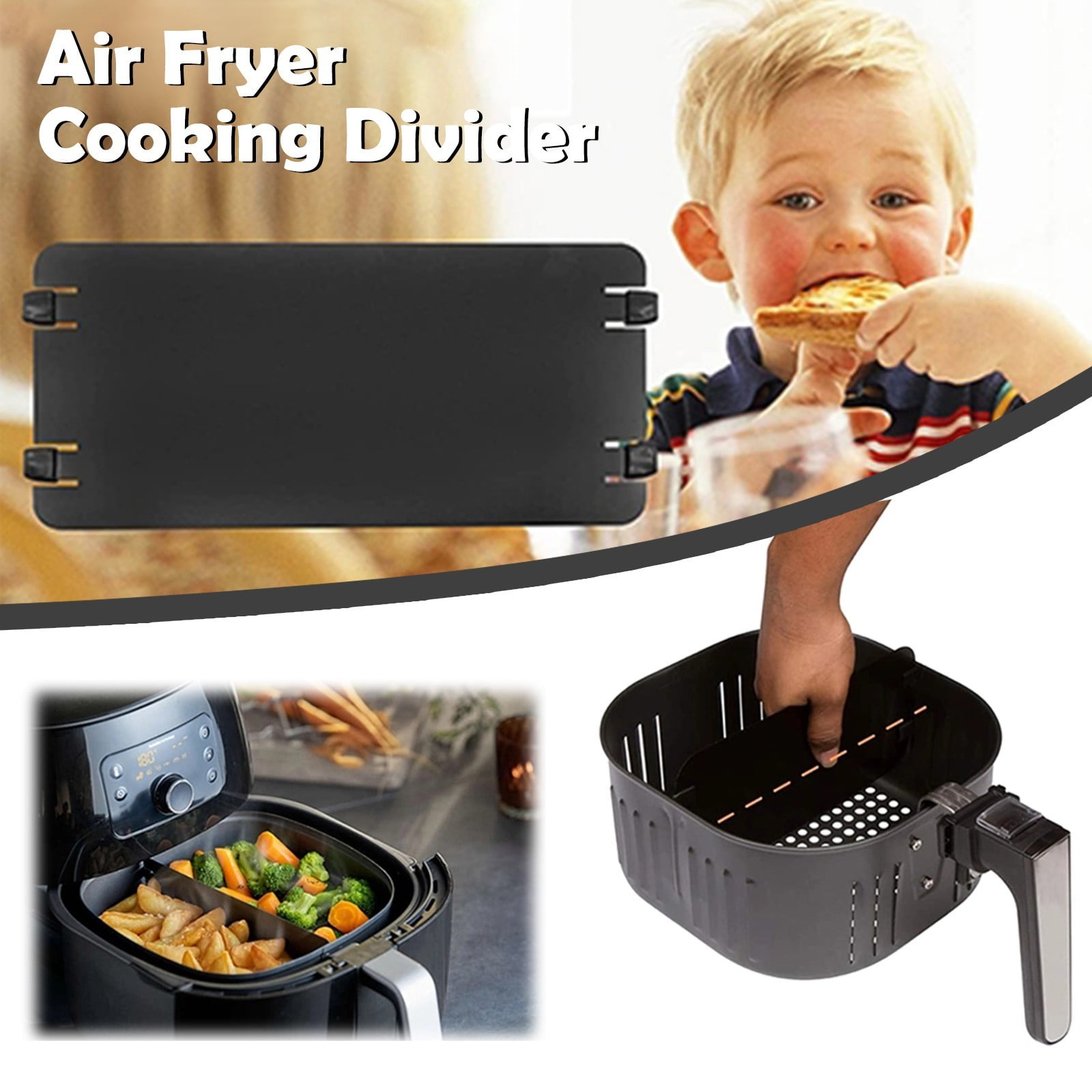 Divider for air fryer hotsell