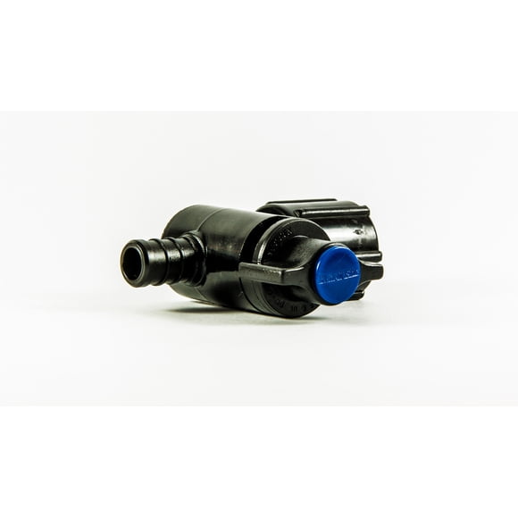 Elkhart Supply Fresh Water Shut Off Valve 28890 EcoPoly; Stop Valve; Straight; Blue Handle; Polymer; Single