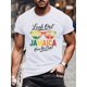 thumbnail image 1 of Camiseta informal de verano de manga corta y cuello redondo para hombre - Lavable a máquina, camisetas de ocio, 1 of 5