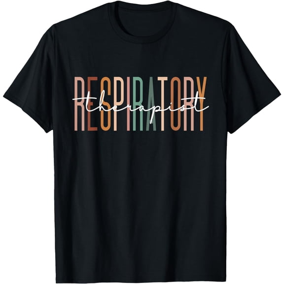 t-shirt Respiratory Therapist Therapy Lung Doctor Appreciate T-Shirt mens,black,women,funny,journey,Crew Neck, Short Sleeve,printing