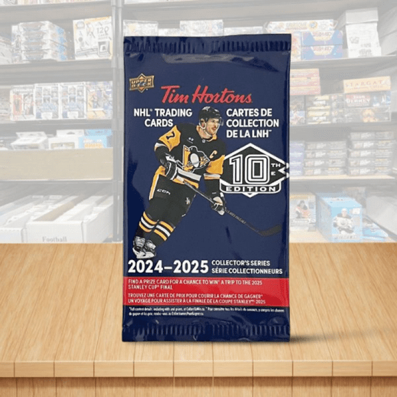 2024-25 Upper Deck Tim Hortons 10th Edition Hockey Hobby Pack - Canadian Exclusive