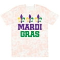 thumbnail image 3 of Inktastic Mardi Gras Fleur De Lis Trio T-Shirt, 3 of 5