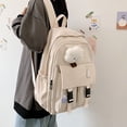 thumbnail image 2 of Mochila coreana estudiante mochila escolar de gran capacidad mochila de viaje bolsa de computadora, 2 of 4