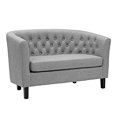 thumbnail image 1 of Modway EEI-2614 Prospect Upholstered Contemporary Modern Loveseat In Light Gray, 1 of 2