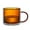 Brown, variant on Cinvoph Double Layered Colored Glass Cup, Coffee Water Cups, Mugs for Everyday Drinking, Yellow