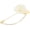 Beige, variant on Flower Lapel Stick Brooch Pin with Gold Leaf Satin Tassel Chain Dangling Handmade Boutonnieres Pins for Suit Collar Wedding Party Gray -