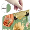 thumbnail image 4 of 12.5x9 Inch Acrylic Clipboard with Metal Clip – Single-Sided Print & Retractable Hook，Watercolor Pastel Flowers Tulips, 4 of 8