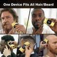 thumbnail image 3 of Electric Foil Shavers for Men: 2-in-1 Foil Shaver, Beard Trimmer for Men, Facial Razor Rechargeable, Foil Lithium Titanium Foil Shaver Mens Shaving Kit, IPX7 Waterproof, USB Charge Dock, Gold, 3 of 8