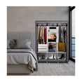 thumbnail image 4 of Closet Armario Plegable De Tela 3 Puertas Portátil Color Gris, 4 of 4