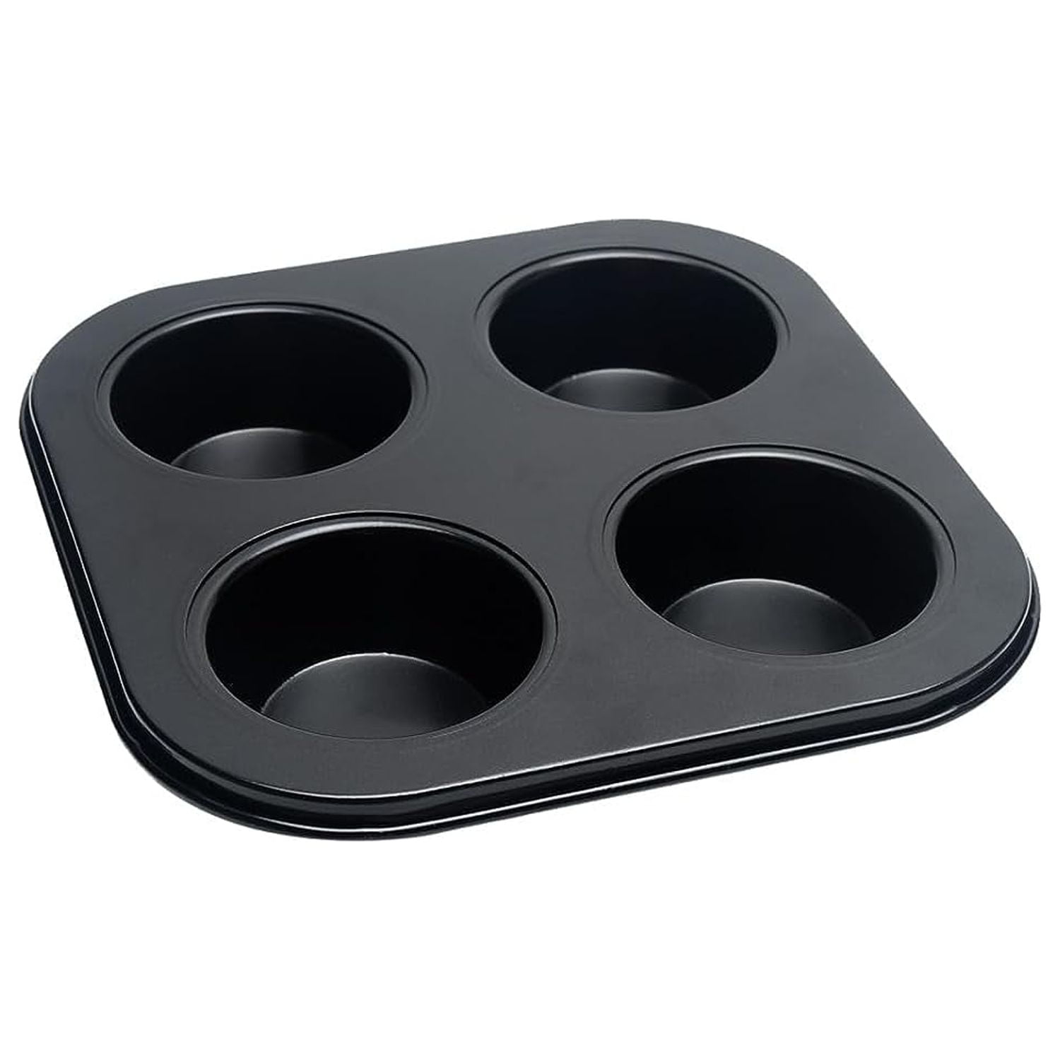 4 Cup Muffin Pan, Bakeware Nonstick Cupcake Baking Pan Mini Pie Pans