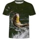 thumbnail image 1 of "Playeras Hombre 3D Fish T-Shirt Hombres Animal Camisetas Casual Hip Hop Camisetas Divertidas Ropa para Hombre Hip Hop New Slim O-Neck3D Fish T-Shirt Hombres Animal" Xishao ropa, 1 of 2