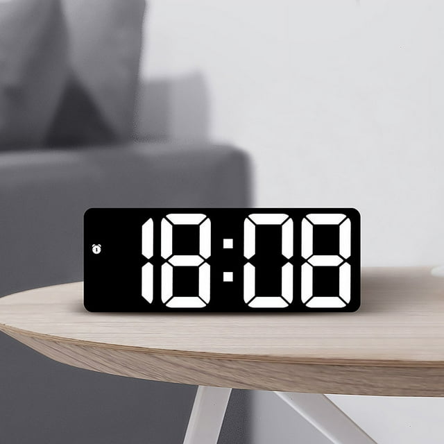 Colorful creative multifunctional electronic clock, simple large screen clock alarm clock