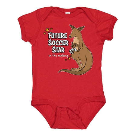 

Inktastic Kangaroo Future Soccer Star in the Making Gift Baby Boy or Baby Girl Bodysuit