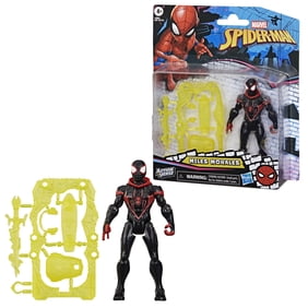 Marvel Spider-Man ActionVerse Miles Morales, 4.5-Inch (11.4 CM) Collectible Action Figure, 4 