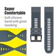 thumbnail image 4 of AIYOCK Compatible with Garmin Fenix 6/7/6 Pro/7 Pro/5/5 Plus Band, 22mm Silicone Replacement Watch Band for Forerunner 935 for Men Women, 4 of 6