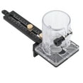 thumbnail image 4 of Router Circle Cutter Jig, 2 Positioning Holes Wood Trimmer Router Base 8mm Pin  For Woodworking Round Cutting, 4 of 8