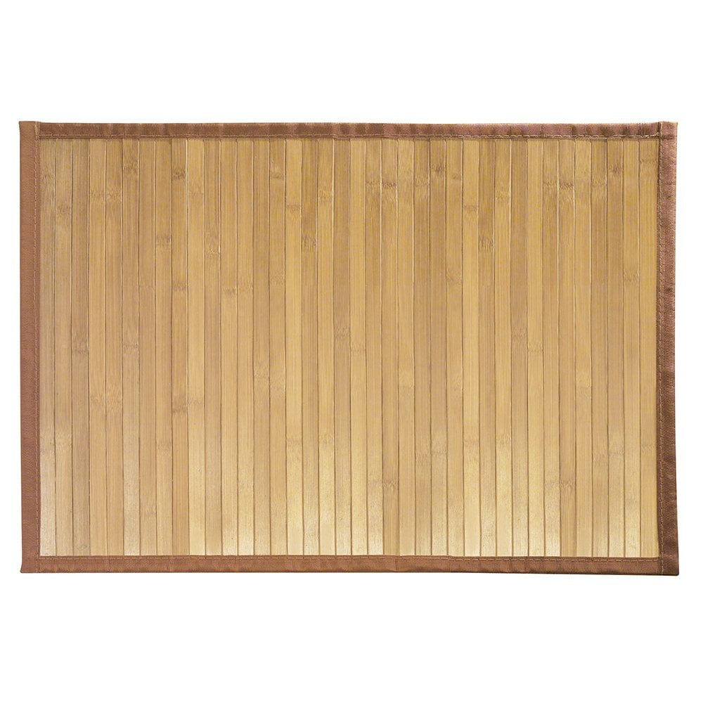 InterDesign Bamboo Floor Mat 17-Inch by 24-Inch New Free Shipping Natural 