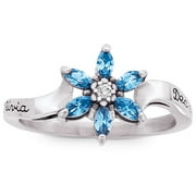 Personalized Full Bloom Ring