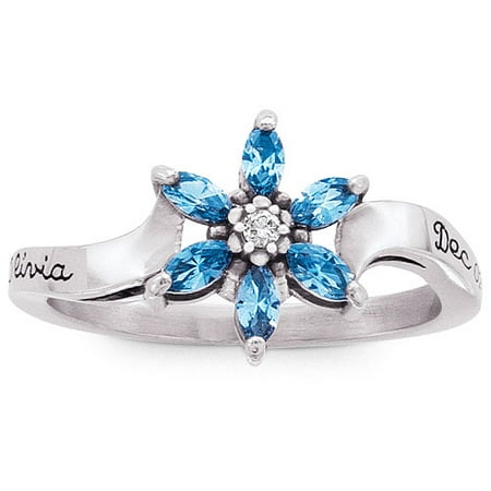 Personalized Full Bloom Ring