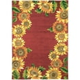 thumbnail image 3 of Hand Hooked Sunflower Field Area Rug, 3 of 4