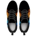 thumbnail image 5 of Customuart Fire Ice Dragon Shoes Men Running Shoes 3D Print Sneakers Blue Size 8, 5 of 5