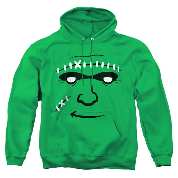 Popfunk Halloween Frankenstein Costume Adult Pull-Over Hoodie, Kelly Green, 3X-Large