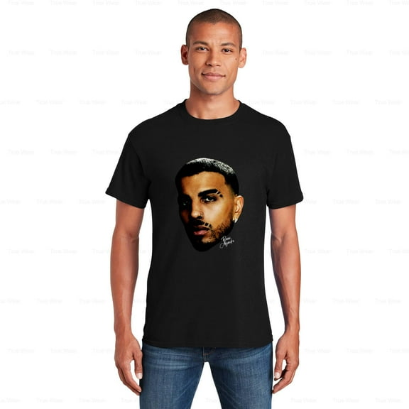 WéarCLOTHING Rauw Alejandro Big Face Graphic T Shirt Music, Reggaeton, Latin, Pop, Singer , for Unisex, up to size 5XL