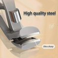 thumbnail image 3 of Nail clippers for seniors, thick nails, large, angled head, ergonomic, 3 of 5