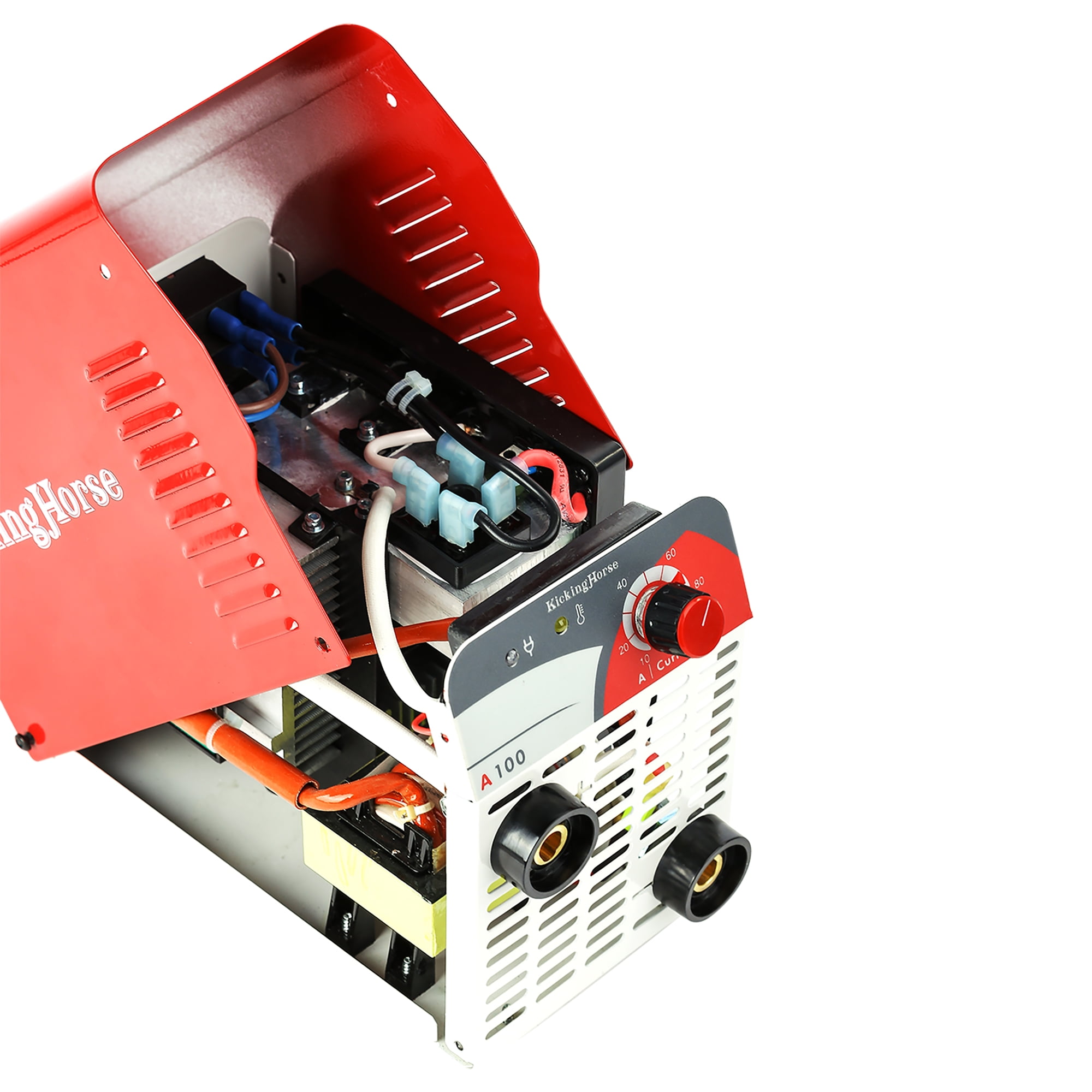 Stick Arc Welder 110V 100A DC KickingHorse® A100. High Efficiency IGBT