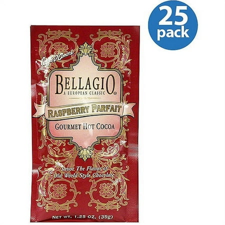 Bellagio Raspberry Parfait Cocoa Mix, 1.