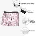 thumbnail image 3 of Fotbe Flamingo On Checkered Calzoncillos Tipo Boxer con Bolsa de Soporte Total para Hombre, X-Temp Fresco, Transpirable y de Secado Rápido-X-Large, 3 of 5