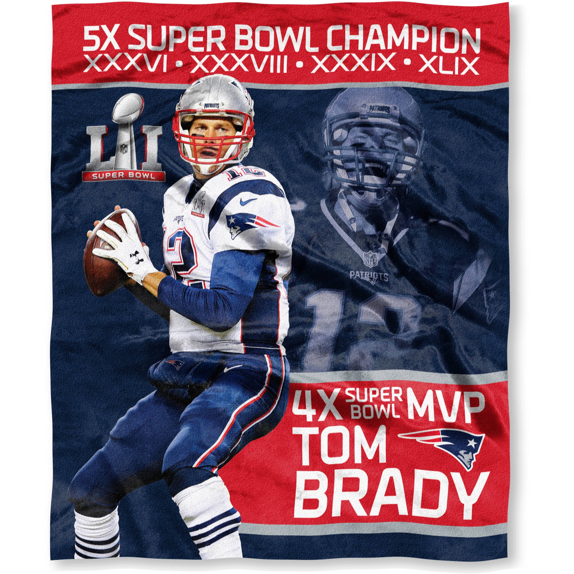 New England Patriots: Tom Brady Foam Core Cutout - Officially