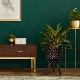 thumbnail image 2 of 8 Inch Planter Pot with Stand, Mid-Century Tall Plant Pot with Legs for Indoor Plants, Small, /Black, 88-G-A-6, 2 of 12