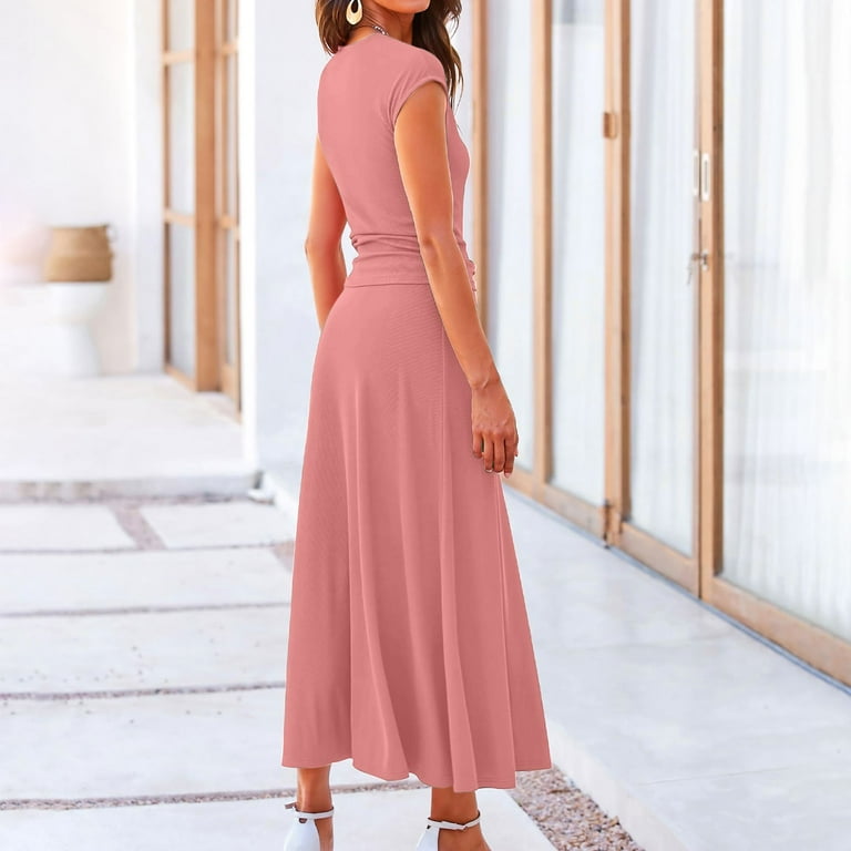 Summer New Cotton Linen Women Loose Short Sleeve Dress 3683 Summer New Cotton Linen Women Loose Short Sleeve Dress 3683